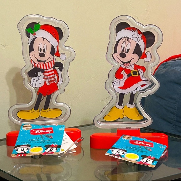Disney's Mickey + Minnie Mouse LED Neon Christmas Lights Made by Idea Nuova.NWTS